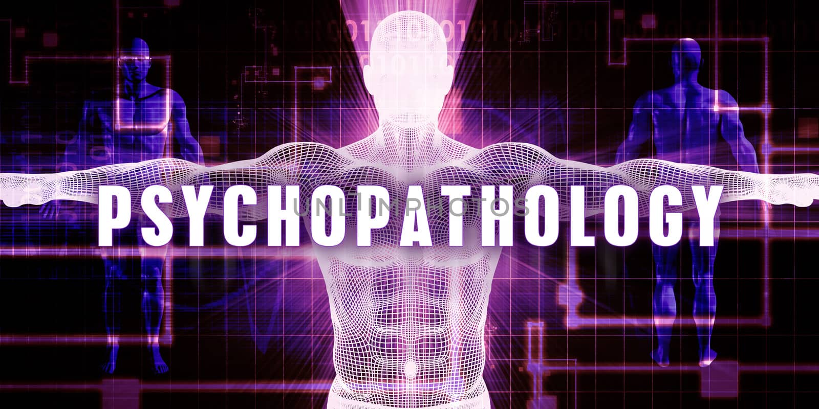 Psychopathology as a Digital Technology Medical Concept Art