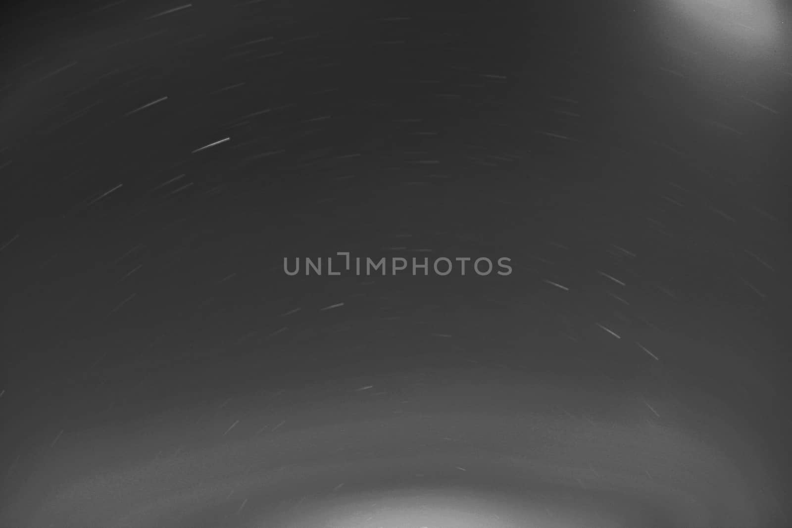 Star trail with black night scene