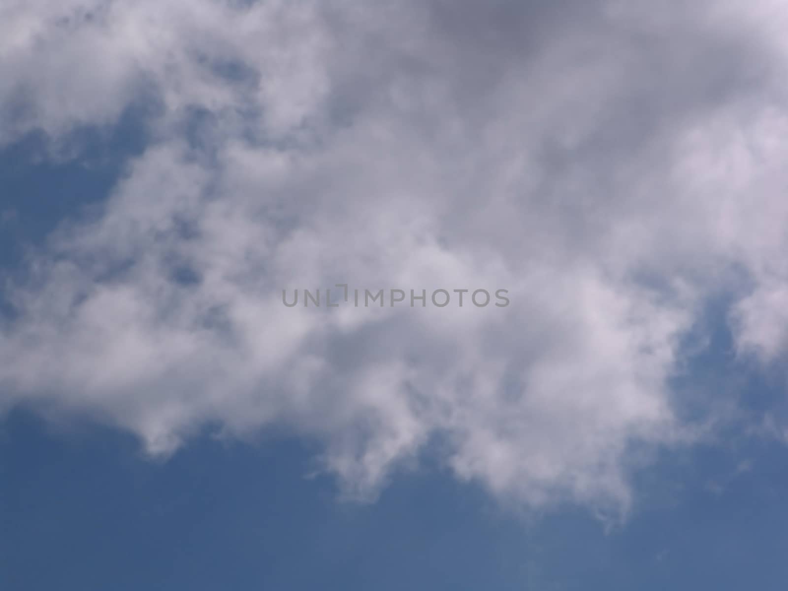 Blue sky with clouds and sun