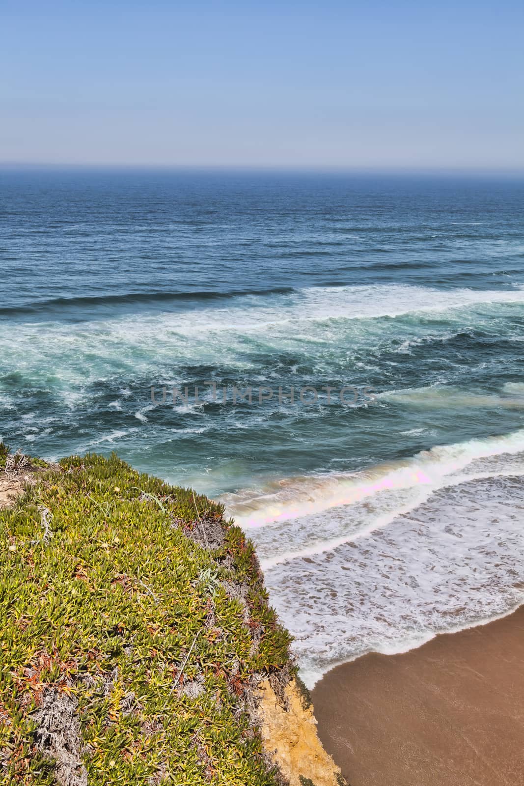 Atlantic ocean coast view .Sintra Portugal by kalnenko