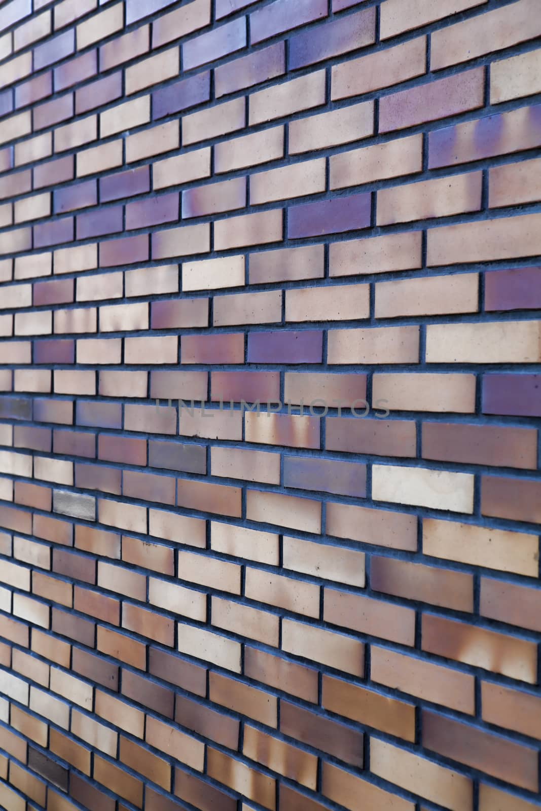 Brick wall, building facade surface as urban background