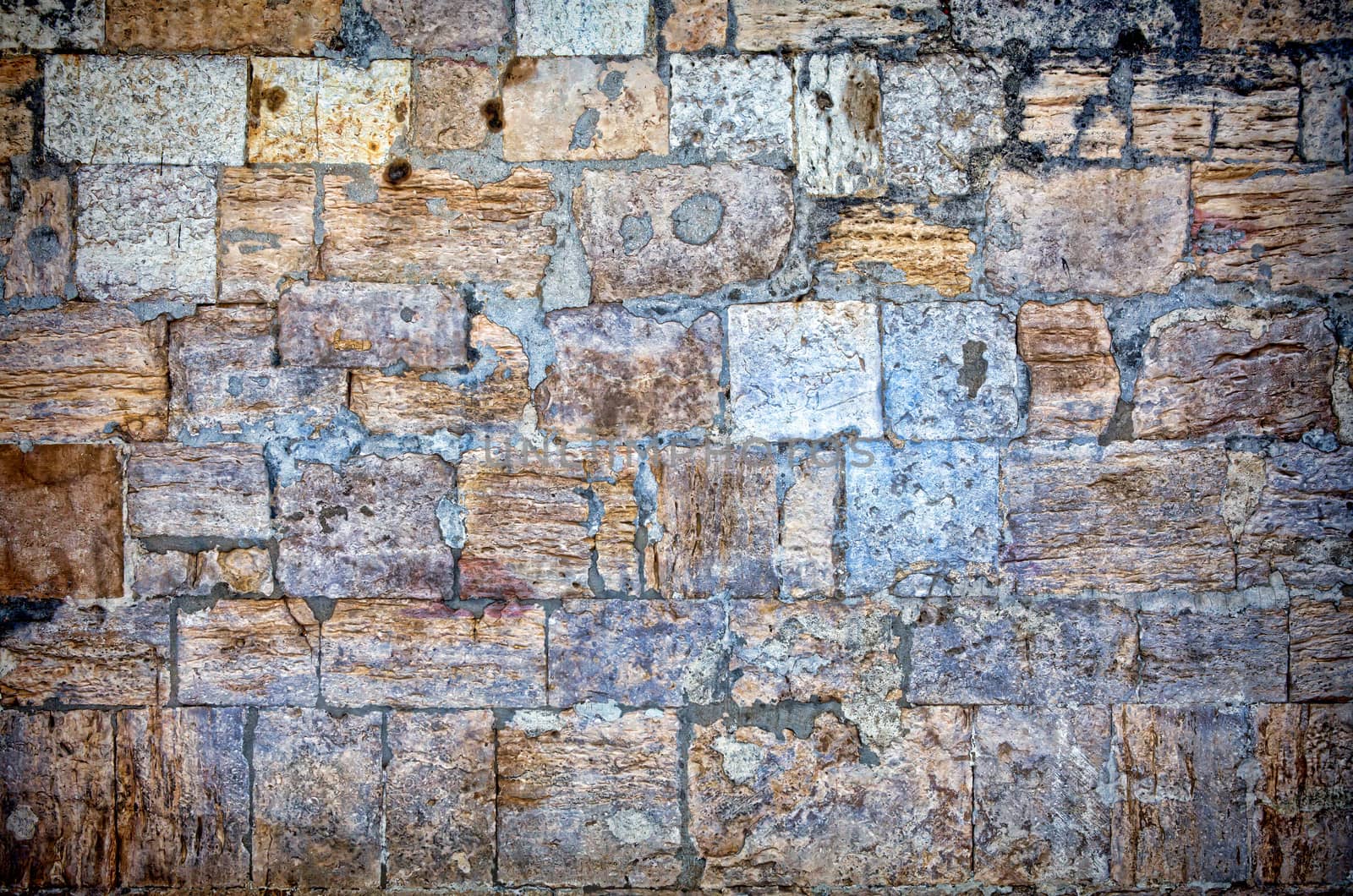 Part of a stone wall . Background or texture by kalnenko