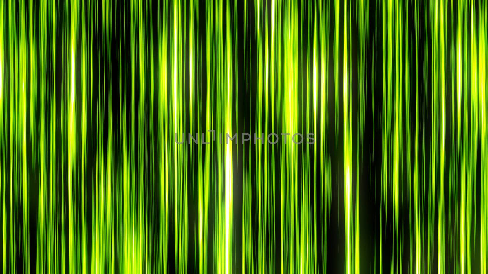 Colorful vertical lines. Glowing stripes. 3d rendering