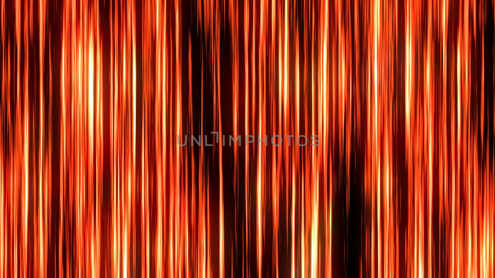 Colorful vertical lines. Glowing stripes. 3d rendering