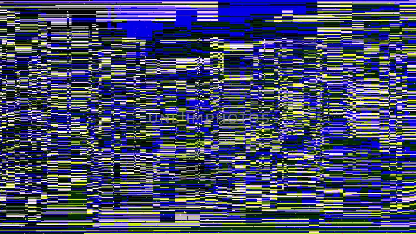 Error concept of no signal TV. 3d rendering