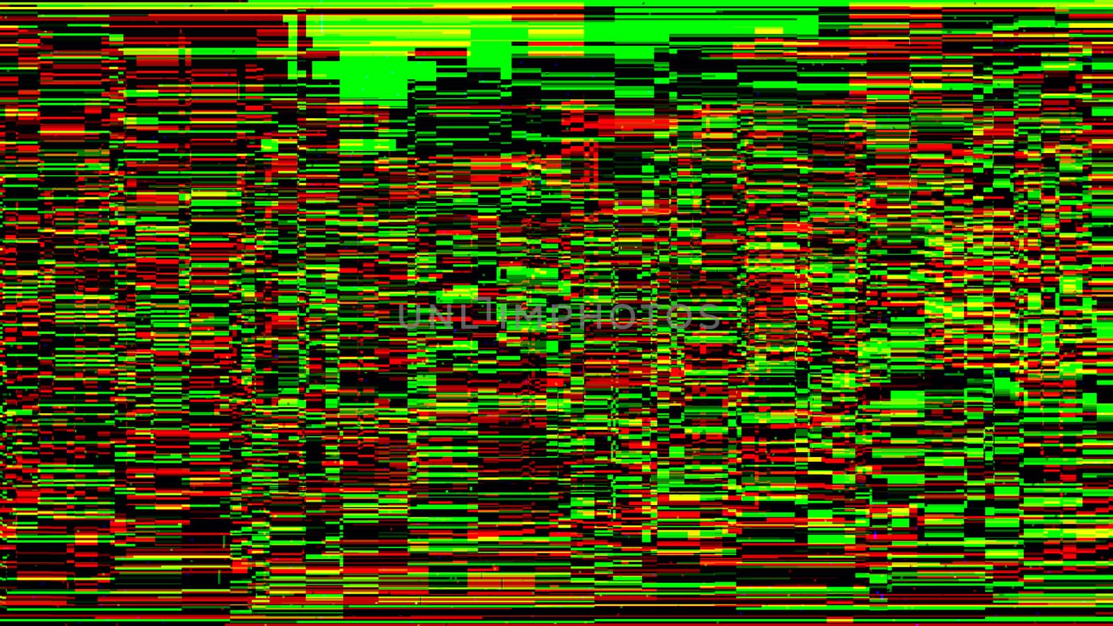 Error concept of no signal TV. 3d rendering