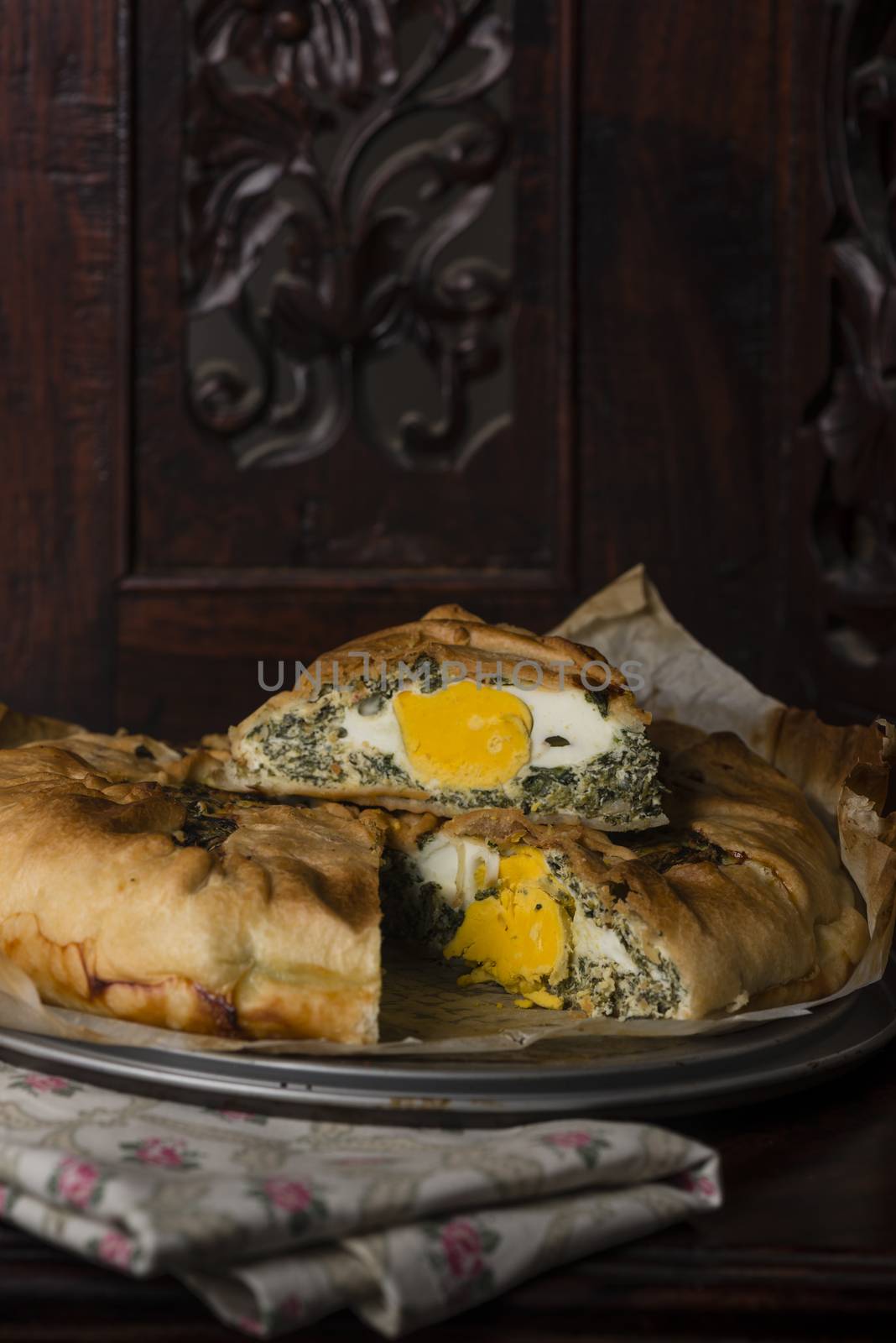 Just baked a paqualina tart, excellent option for a healthy and complete meal.