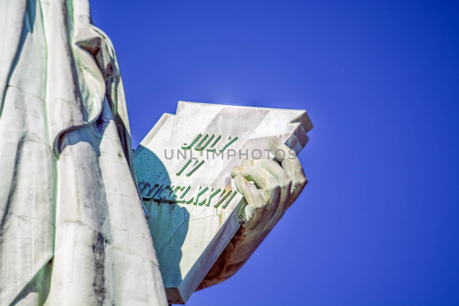 Detail from the Statue of Liberty, New York