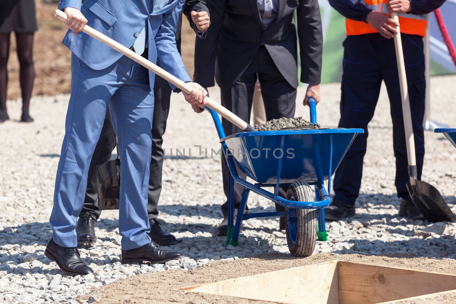 Foundation stone laying ceremony by wellphoto