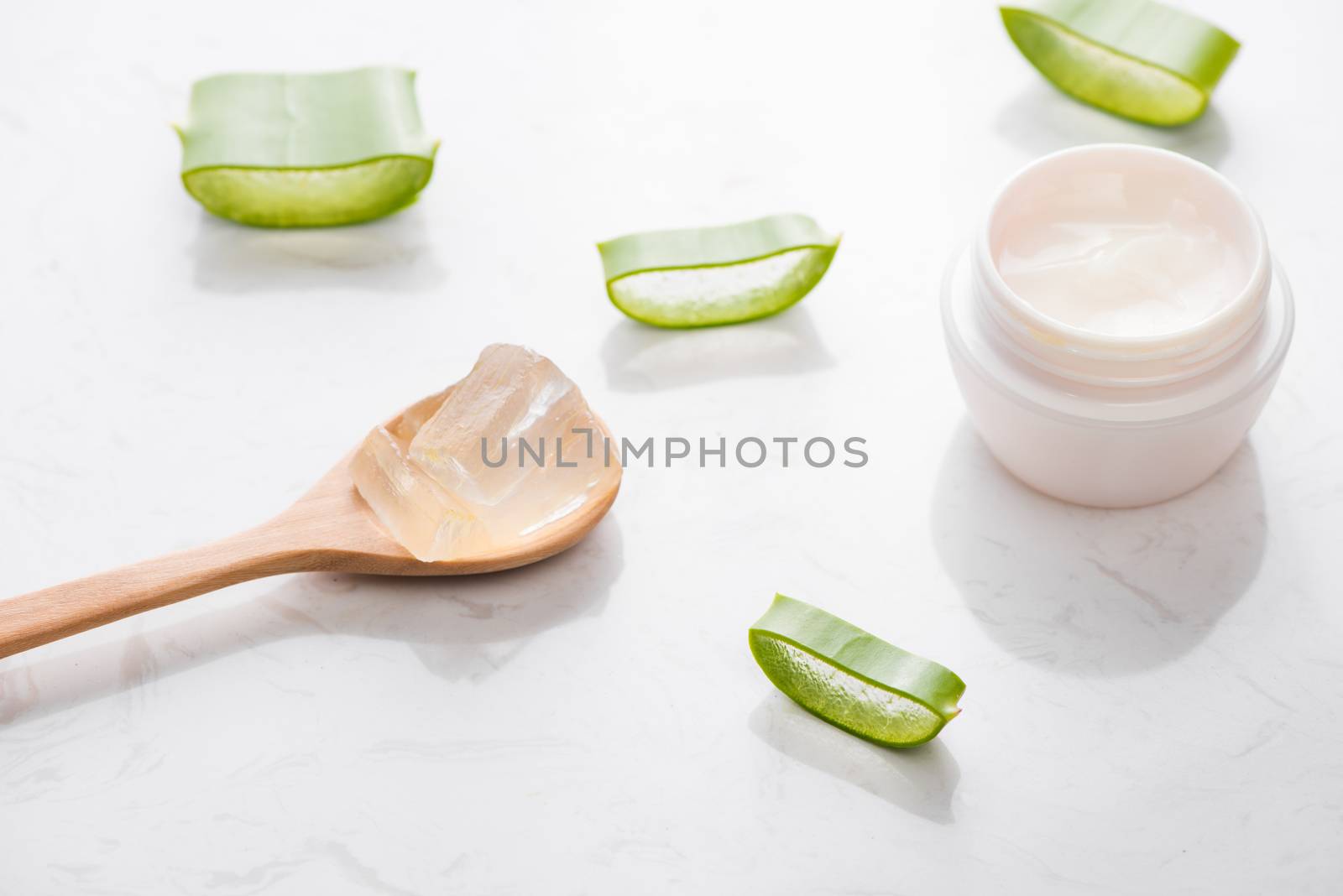 Aloe vera cosmetic cream skin face and body care hygiene moistur by makidotvn
