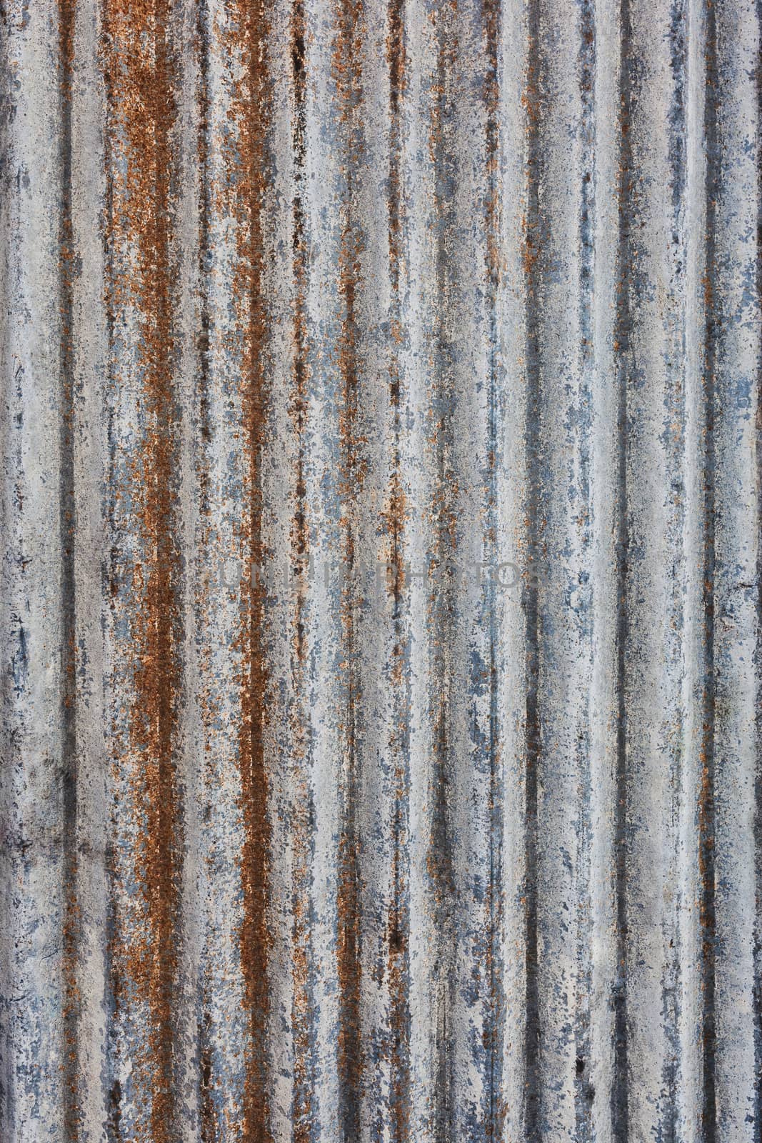 High resolution Rusty corrugated iron texture background by nopparats