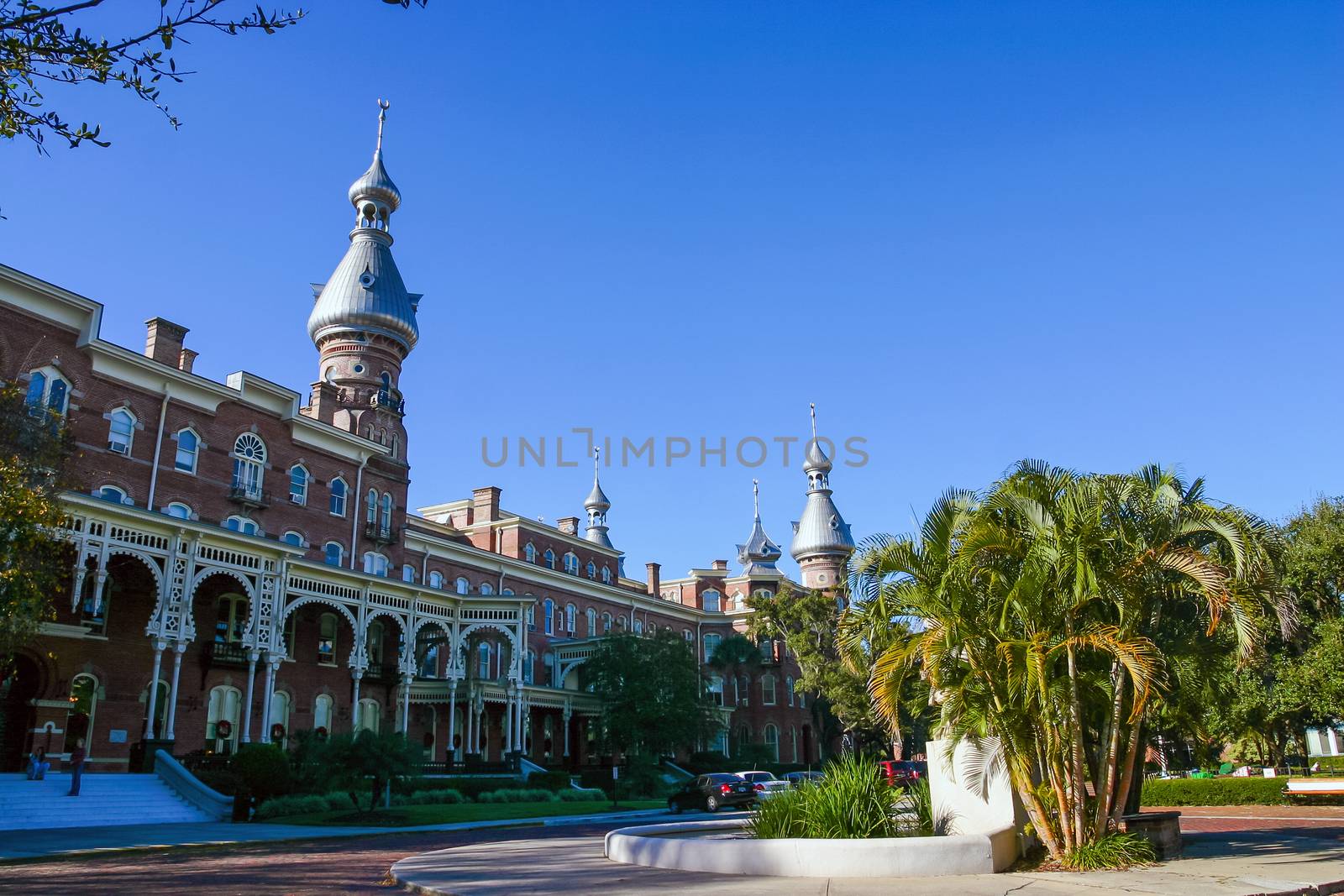 University of Tampa with moorish towers architecture, Florida