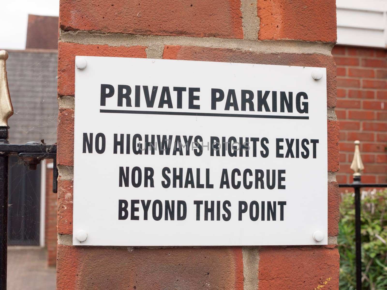 a sign outside near a private residential old people car park sa by callumrc