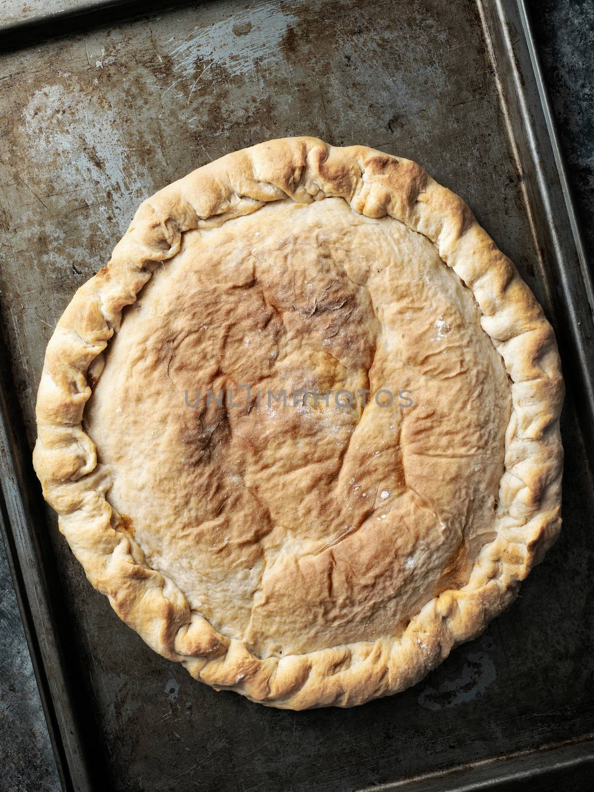 rustic italian calzone stuffed pizza by zkruger