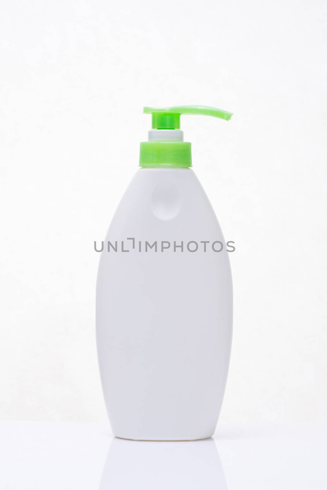 Cosmetics, Moisturizer, Serum Bottle isolated on white. 
