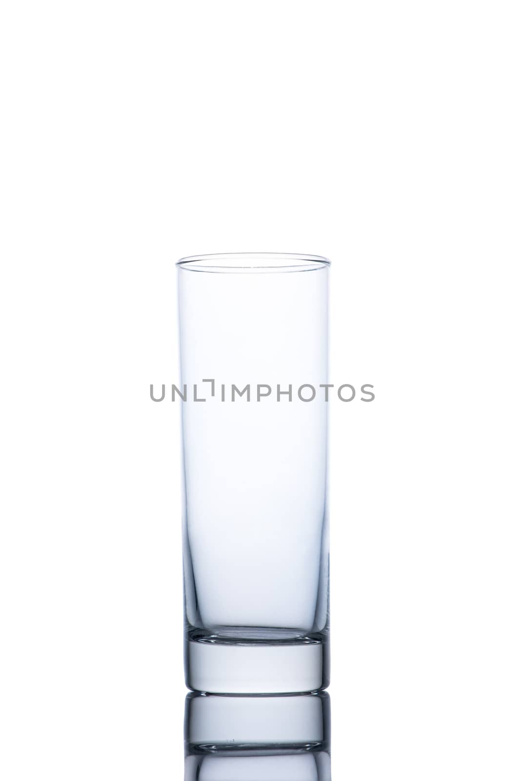 water glass isolated with clipping path included