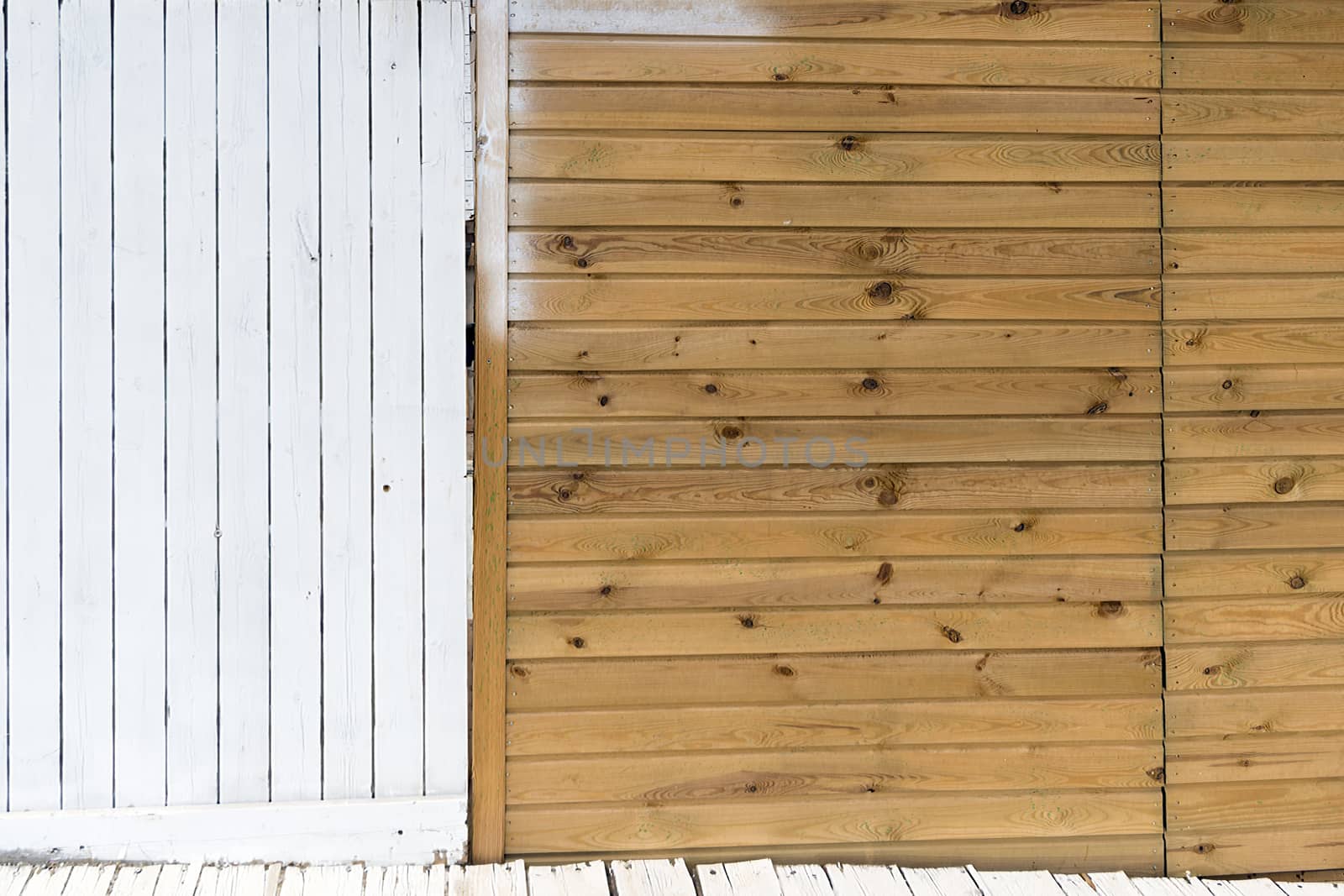 Painted wooden panels of white. Background photo texture