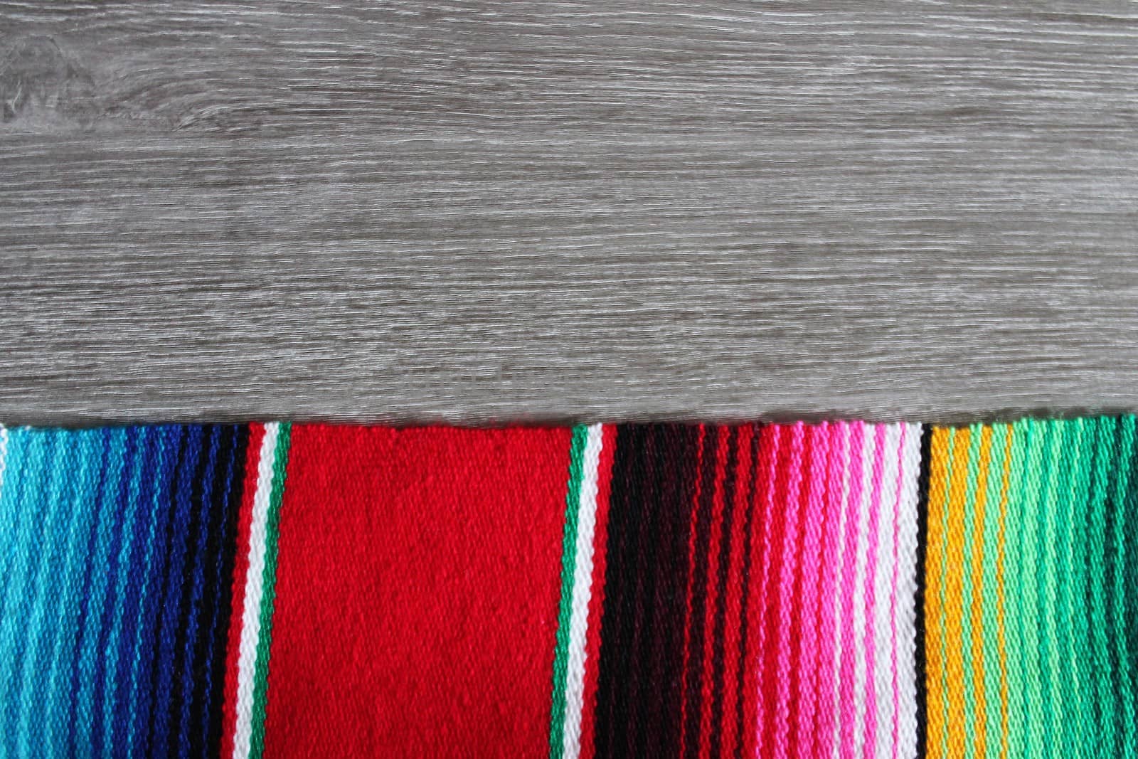 poncho serape background Mexican cinco de mayo fiesta wooden copy space by cheekylorns