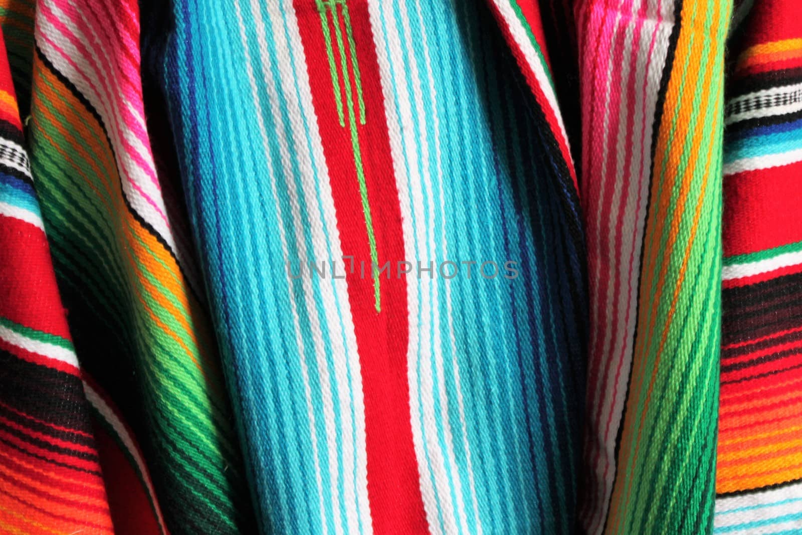 poncho serape background Mexican cinco de mayo fiesta copy space by cheekylorns