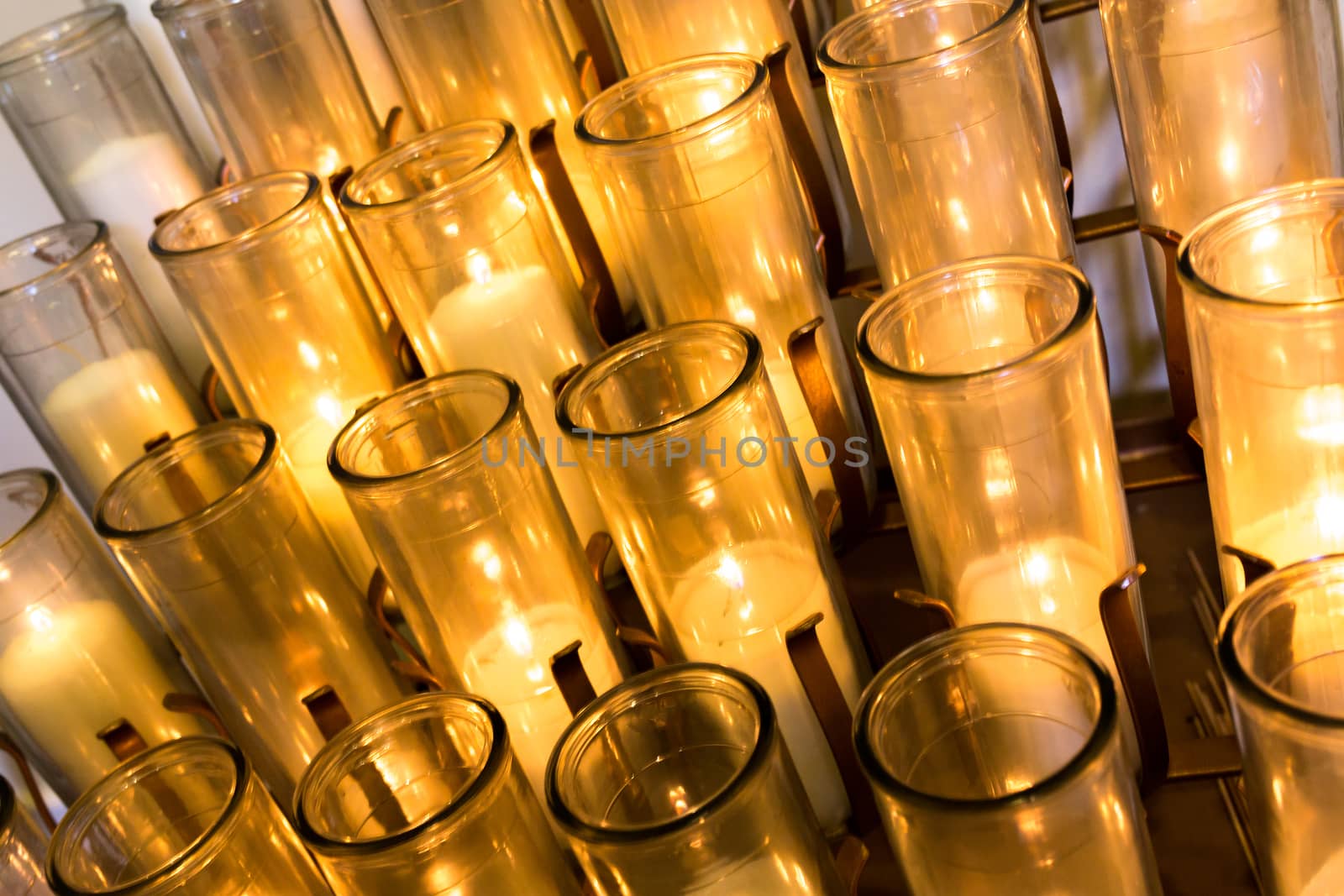 Many Votive Candles by gregorydean