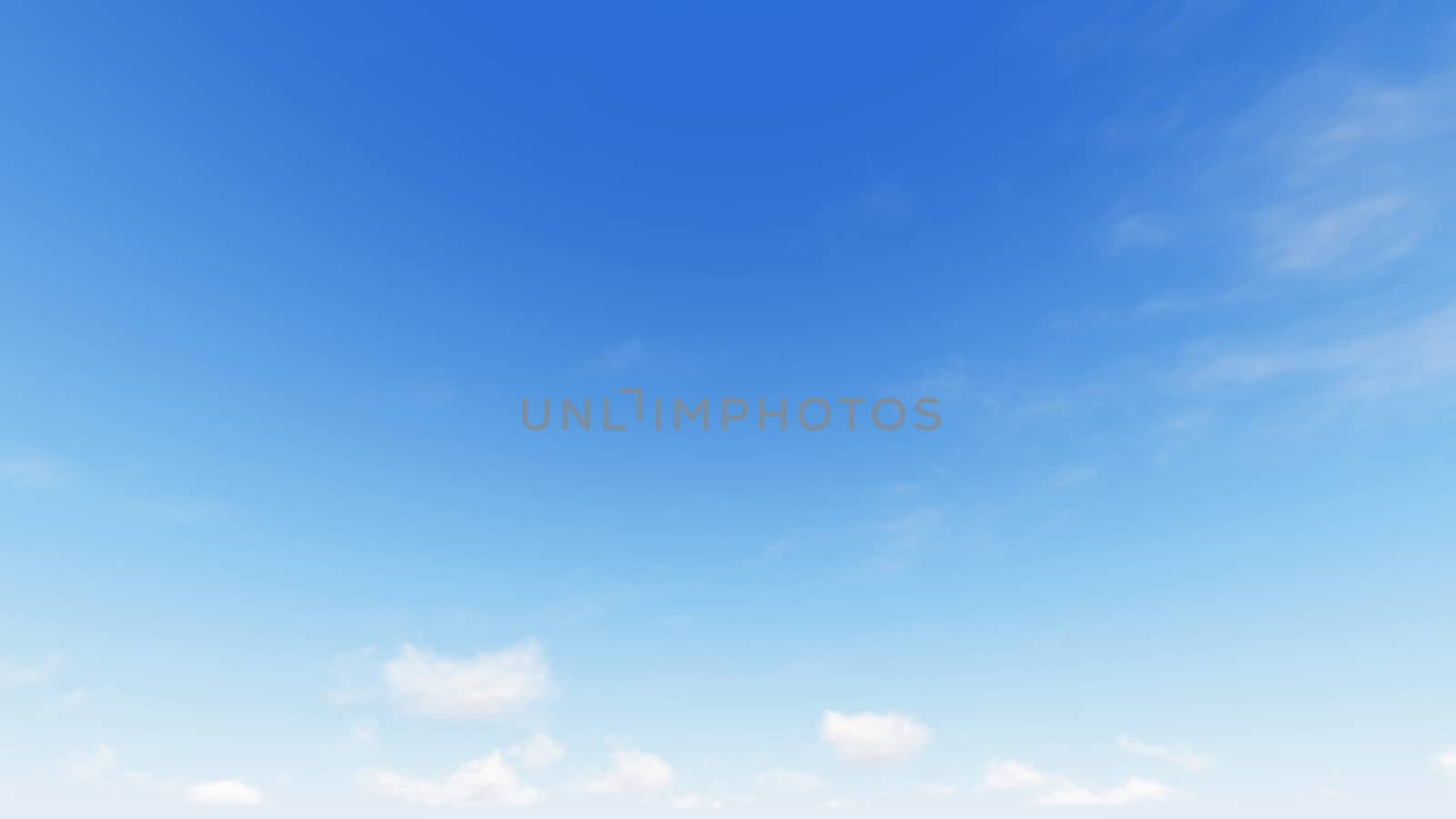 Cloudy blue sky abstract background, blue sky background with tiny clouds, 3d rendering

