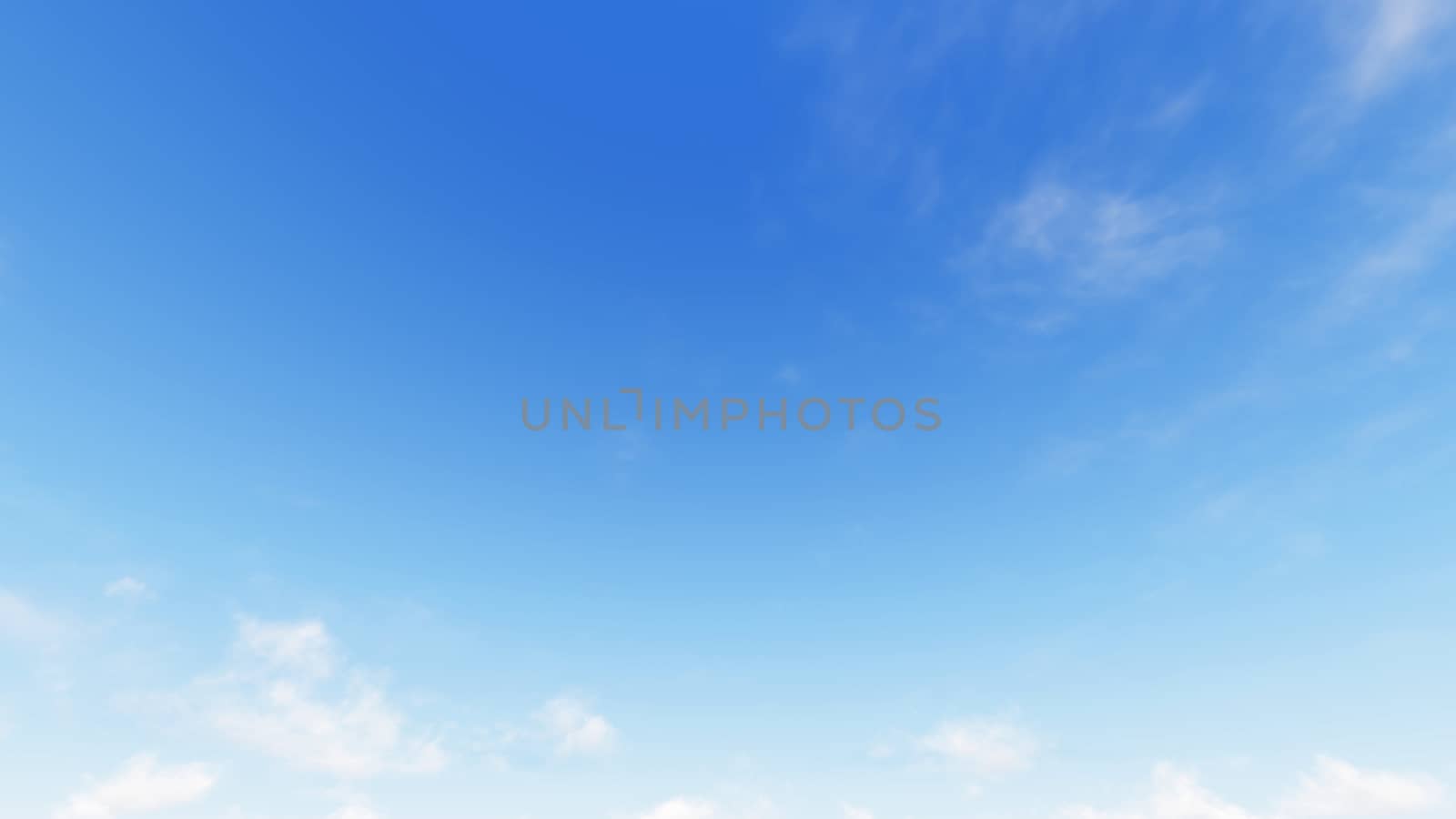 Cloudy blue sky abstract background, blue sky background with tiny clouds, 3d rendering

