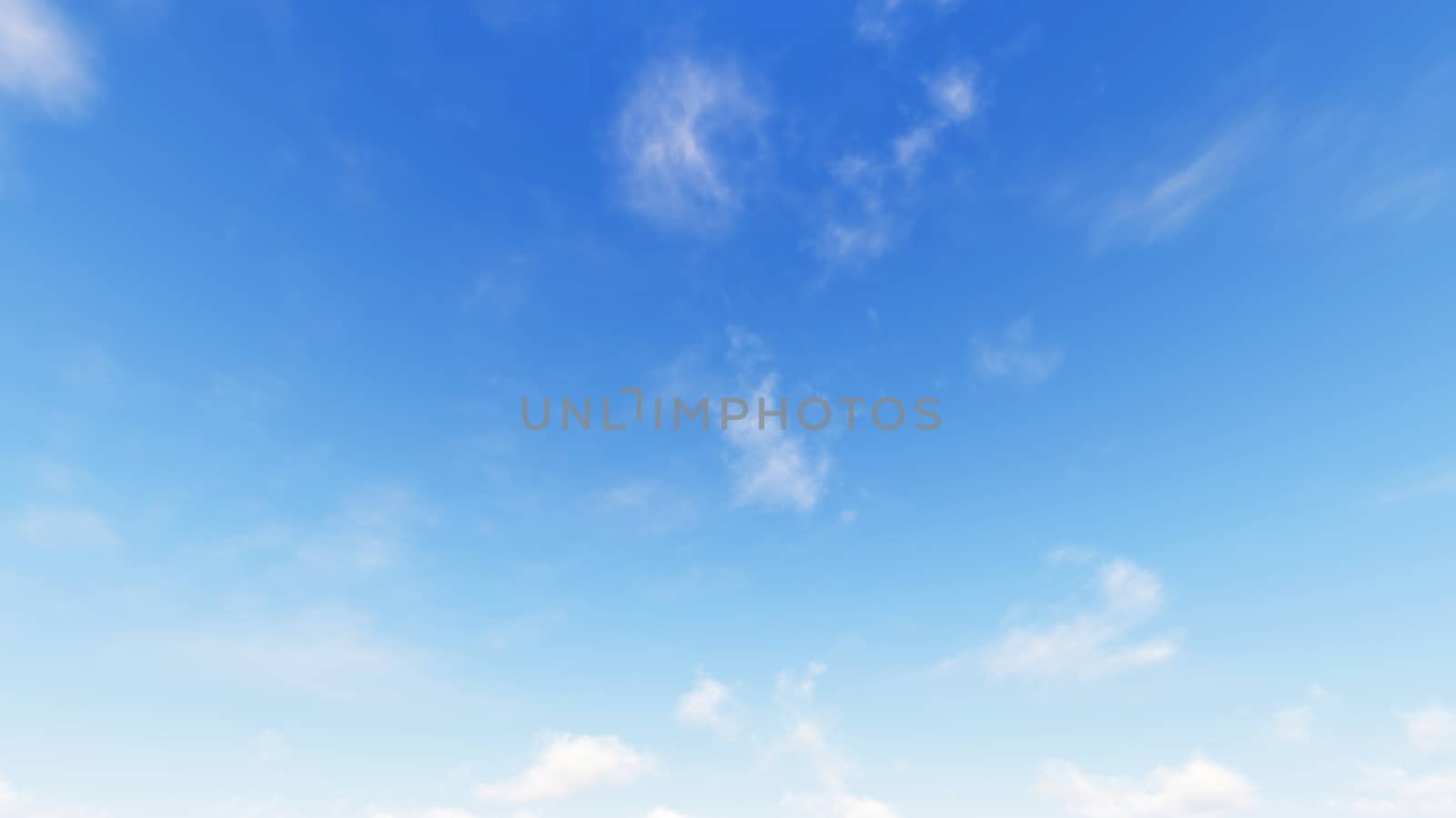 Cloudy blue sky abstract background, blue sky background with tiny clouds, 3d rendering

