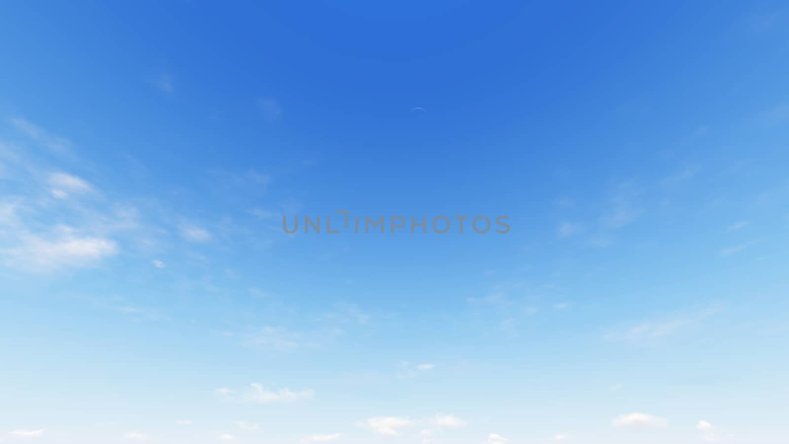 Cloudy blue sky abstract background, blue sky background with tiny clouds, 3d rendering

