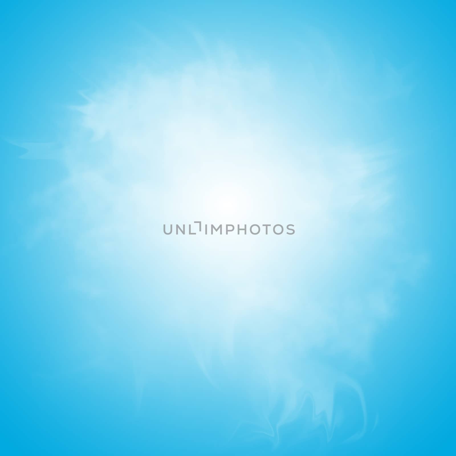 Blue Sky with Cloud,  Blue Sky Background Template With Some Space for Input Text Message Below Isolated on Blue, Cloudy Blue Sky Abstract Background, Peace Heaven Concept, White Cloud on The Sky