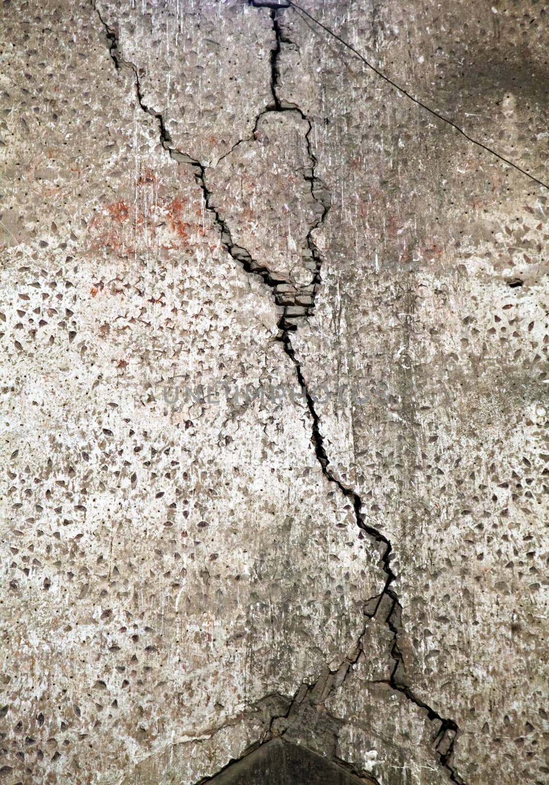 Old cracked wall of a medieval mosque, Uzbekistan