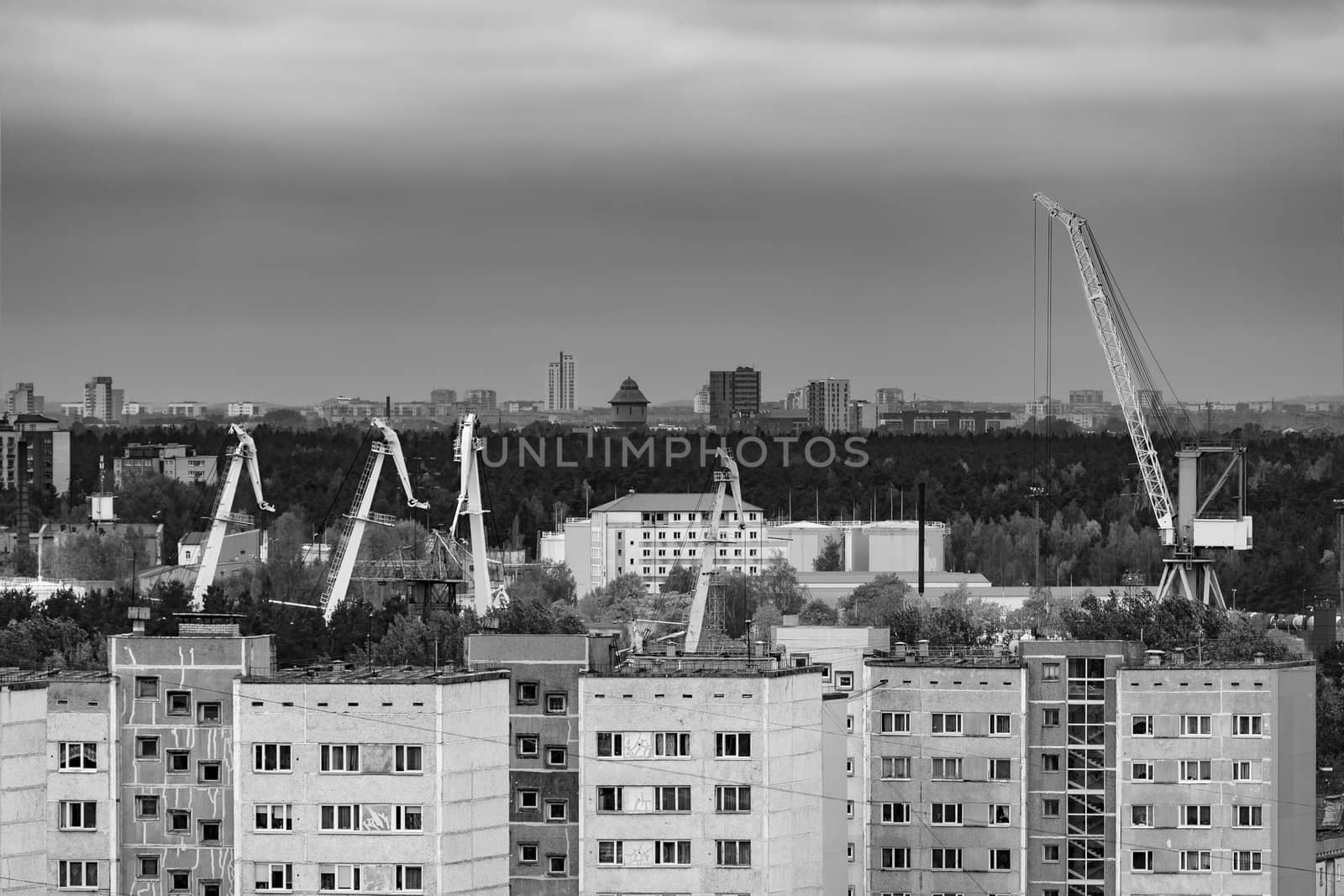 Residential area in Riga by sengnsp