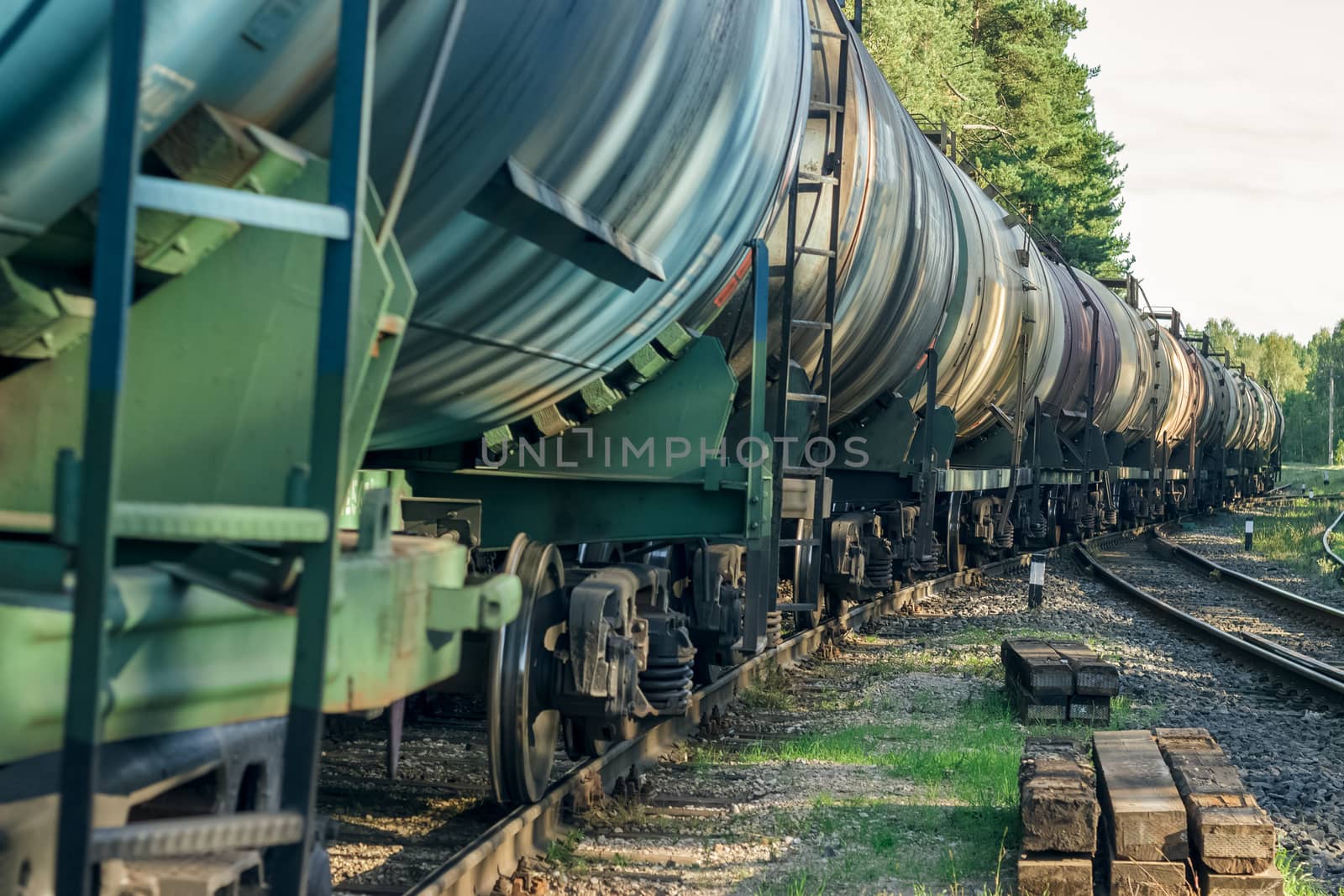 Tank wagons with oil by sengnsp