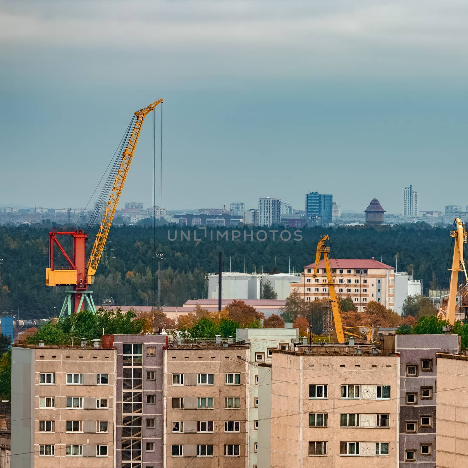 Residential area in Riga by sengnsp