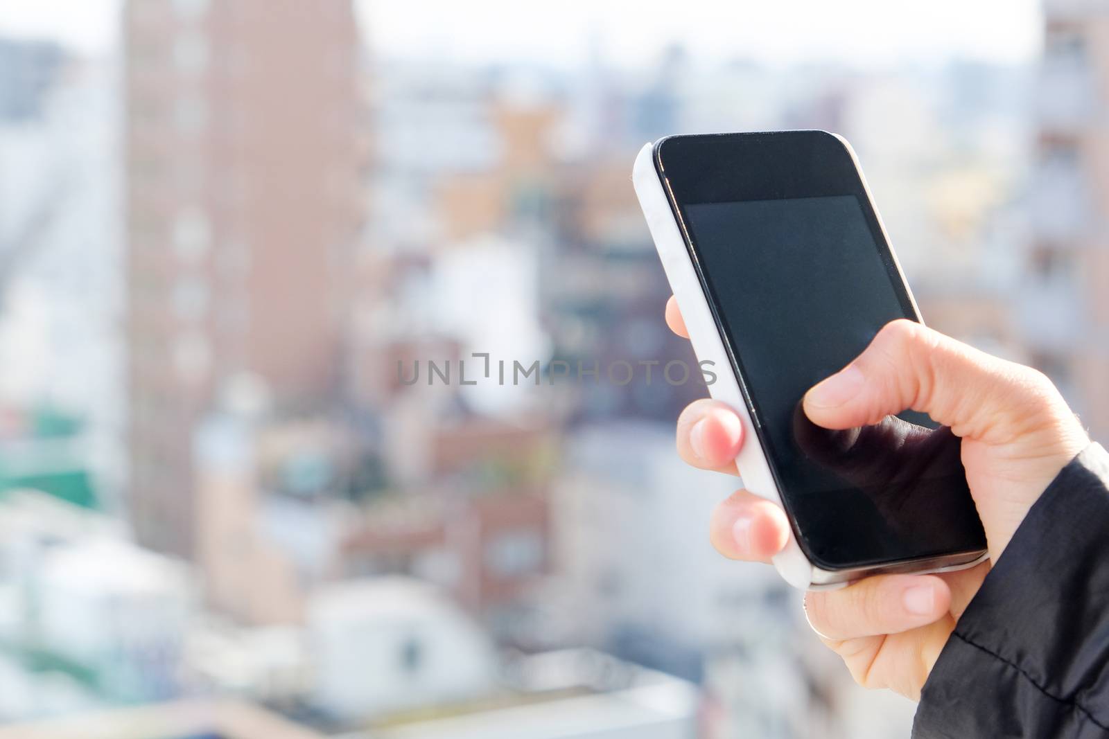using Mobile devices background