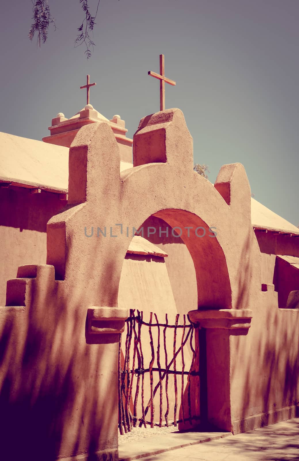 Church in San Pedro de Atacama, Chile by daboost