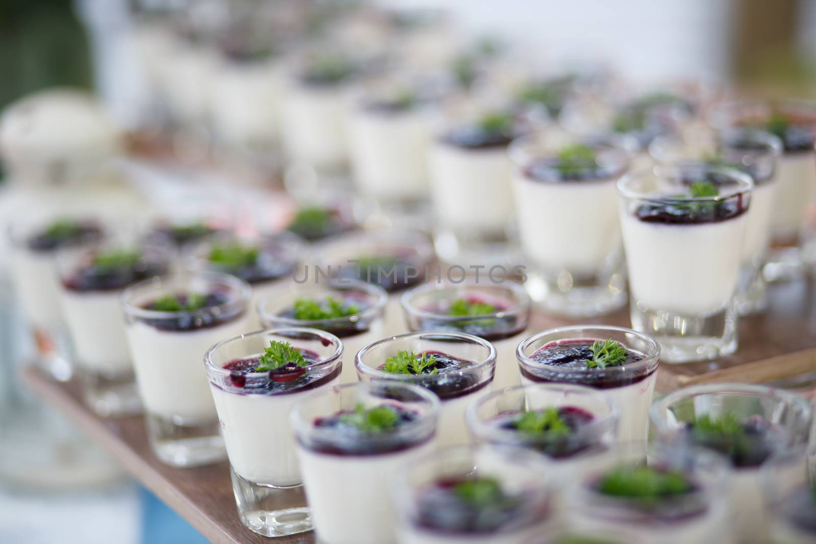 Blueberry panna-cotta recipes for party by psodaz
