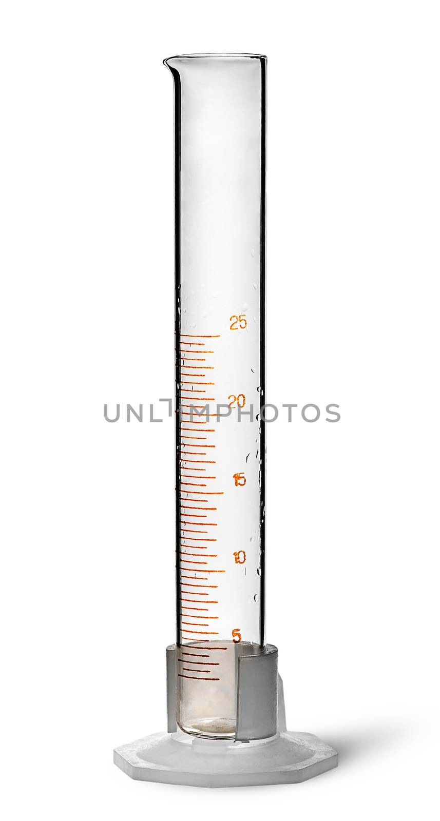 Empty chemical measuring cylinder by Cipariss