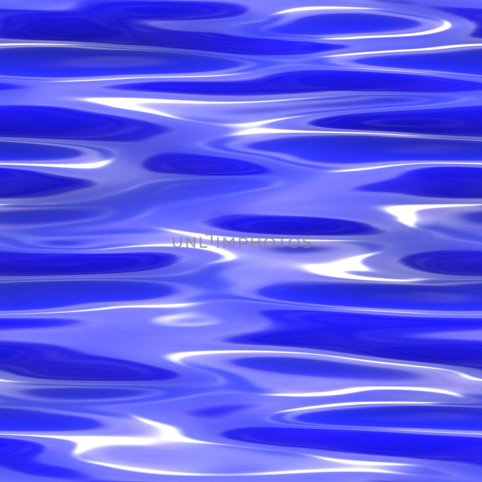 Blue wavy water surface with seamless pattern.