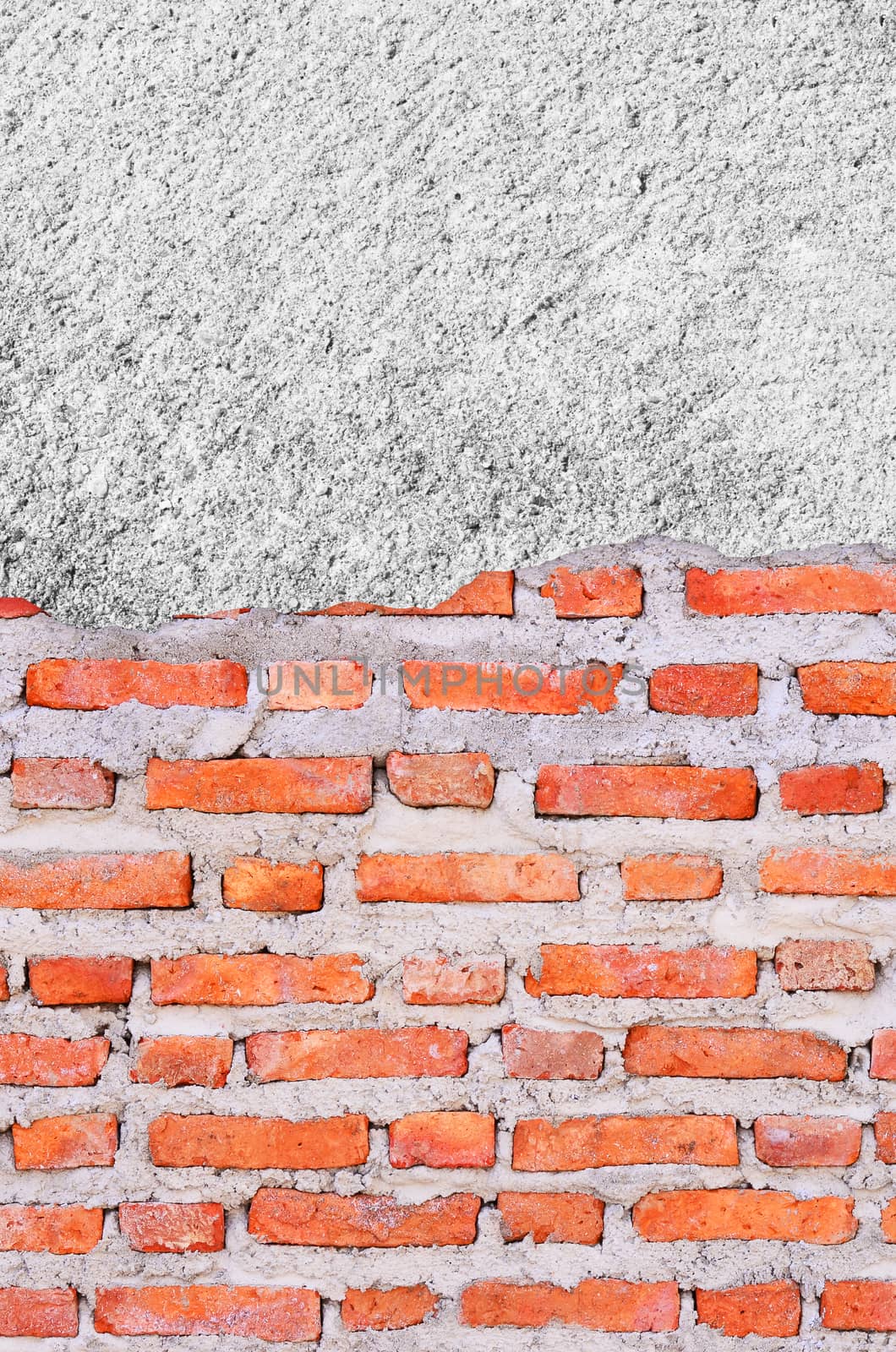 old grunge brick wall background with space for text