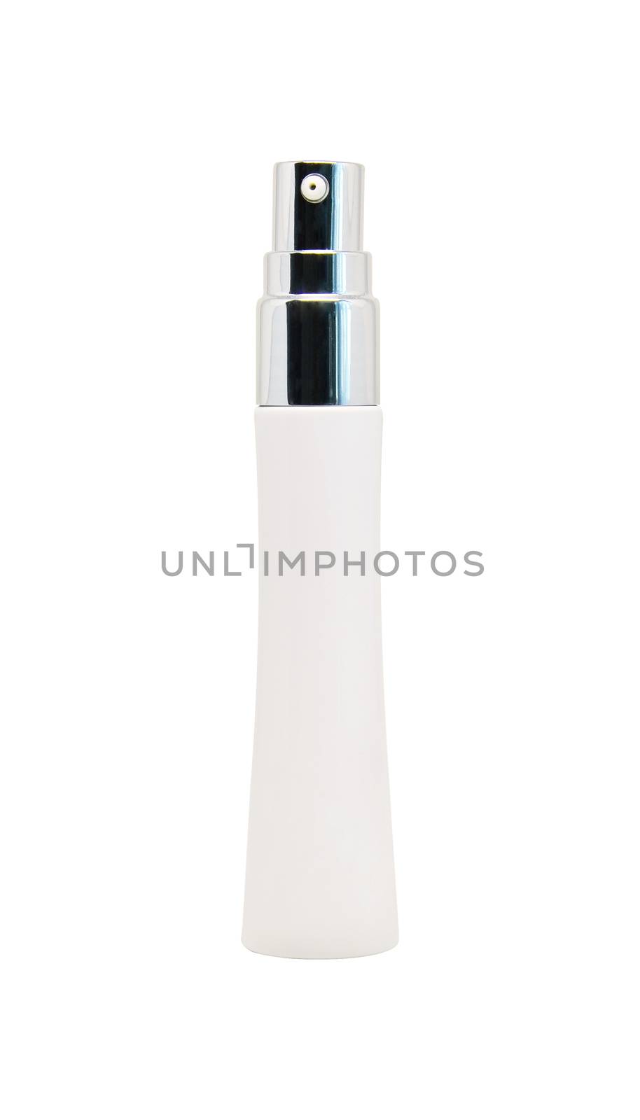 Cosmetic and beauty products in flask clipping path by phochi