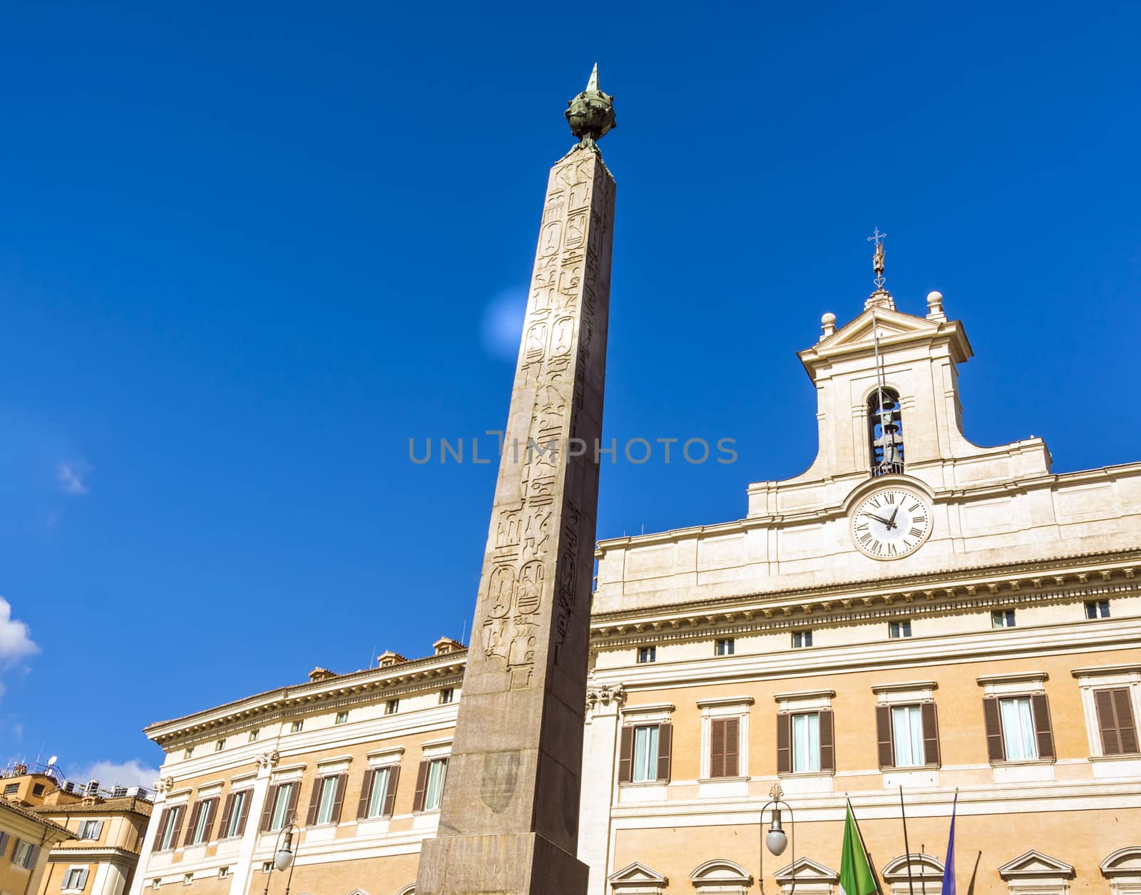 Palazzo Montecitorio is a palace in Rome and the seat of the Italian Chamber of Deputies.