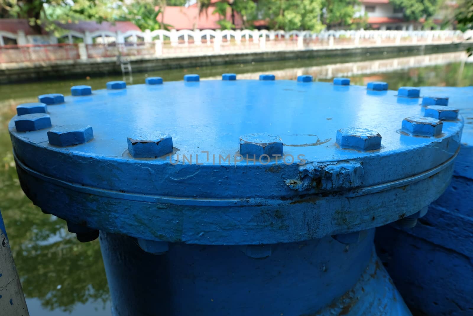 Old Big Blue Water Pipe. by mesamong
