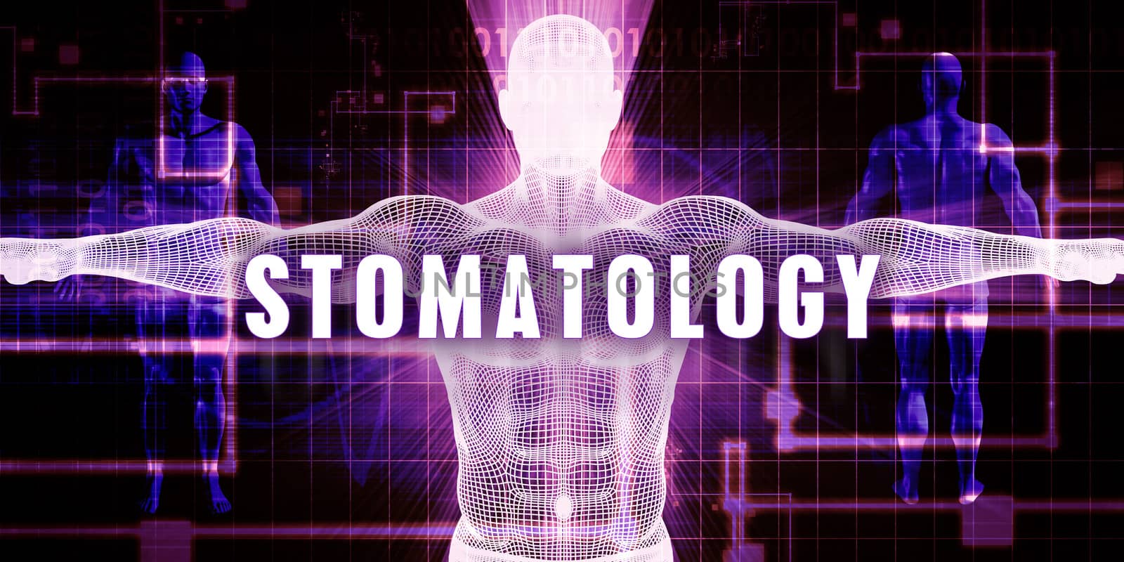 Stomatology as a Digital Technology Medical Concept Art