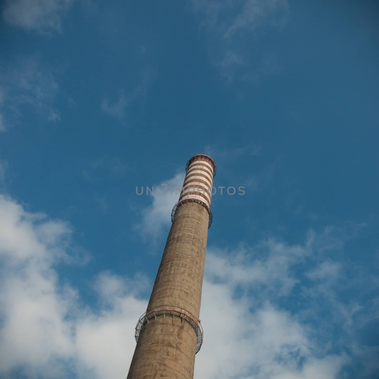 ruins of a very heavily polluted industrial factory, industrial series