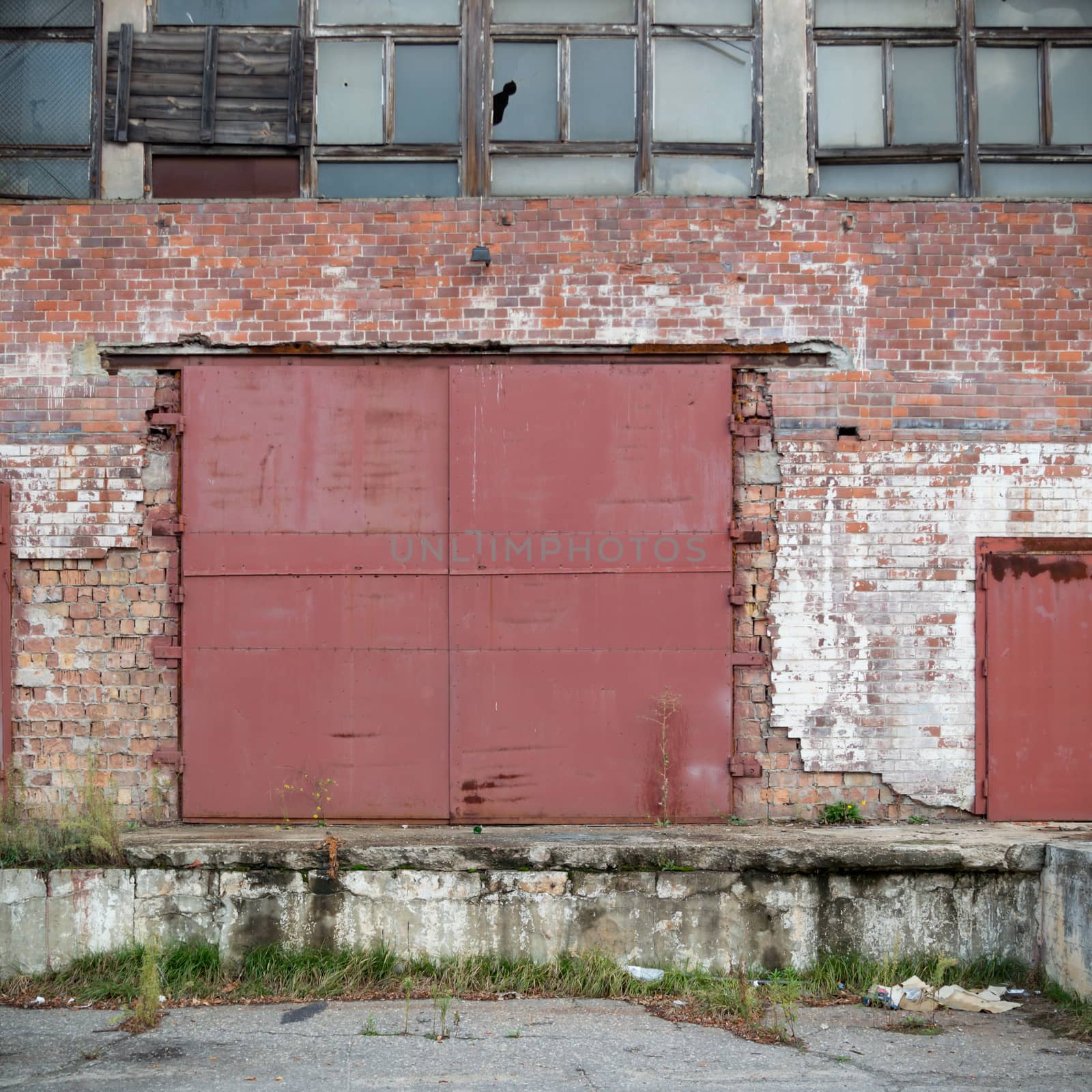 ruins of a very heavily polluted industrial factory, industrial series