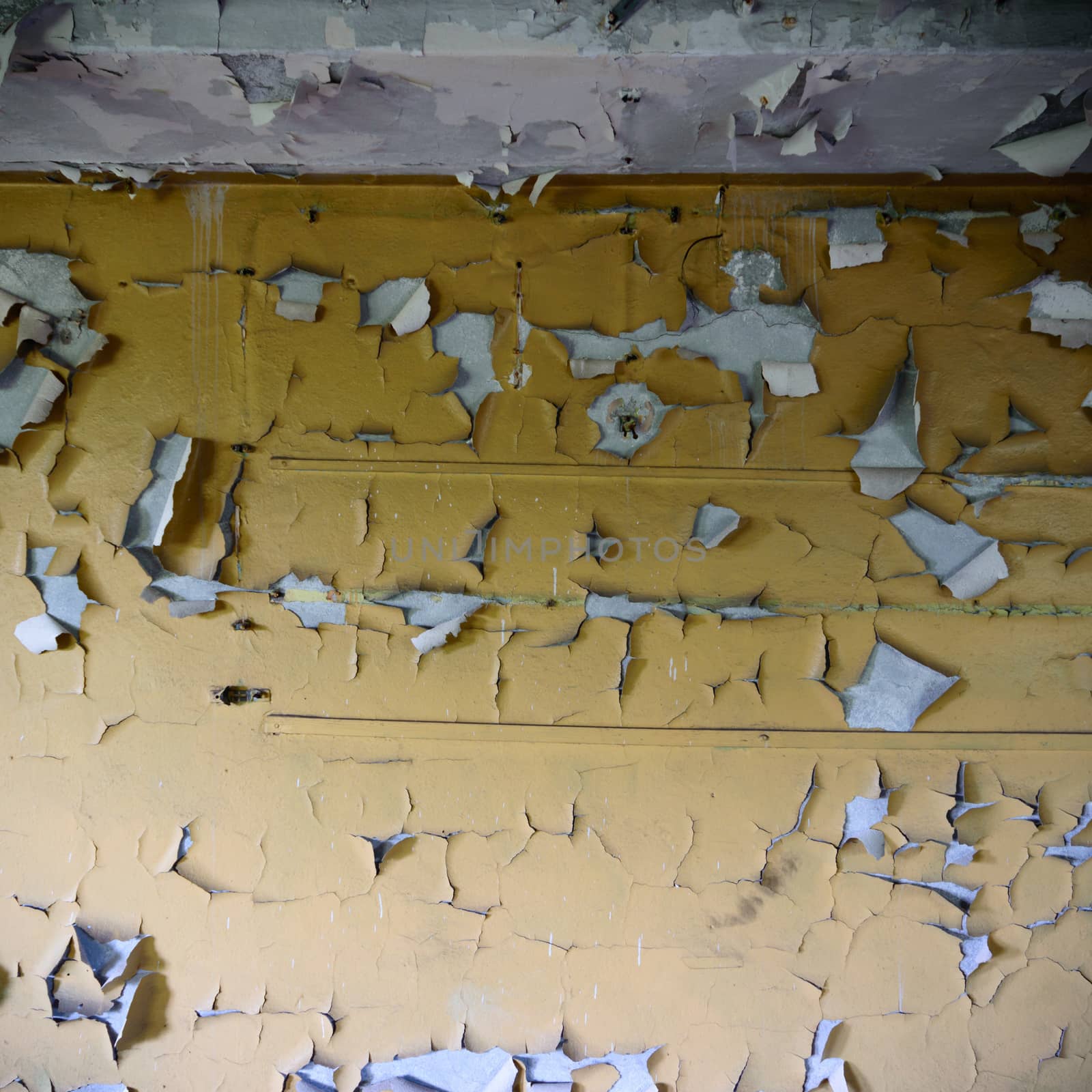 ruins of a very heavily polluted industrial factory, industrial series