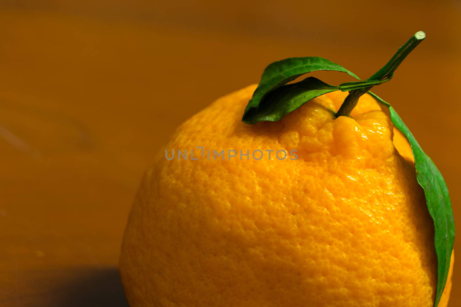 Dekopon Japanese organic orange on the wooden background