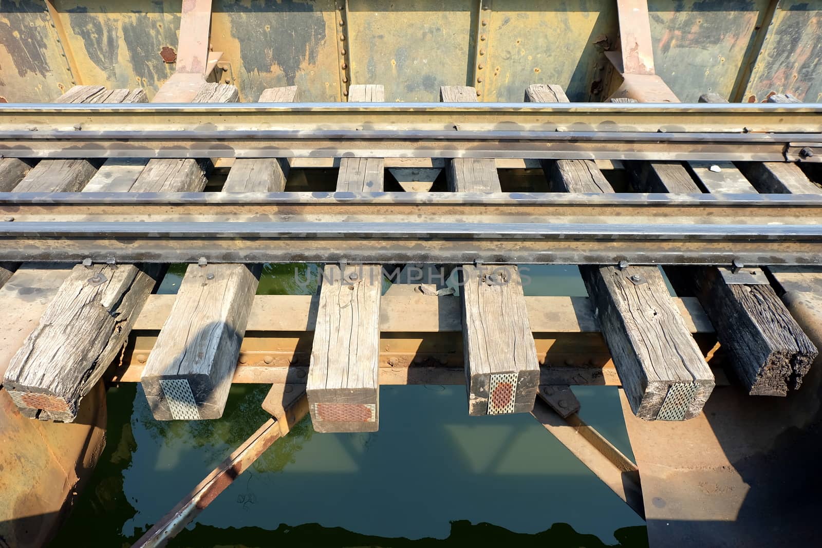 Train Track Way in Thailand.