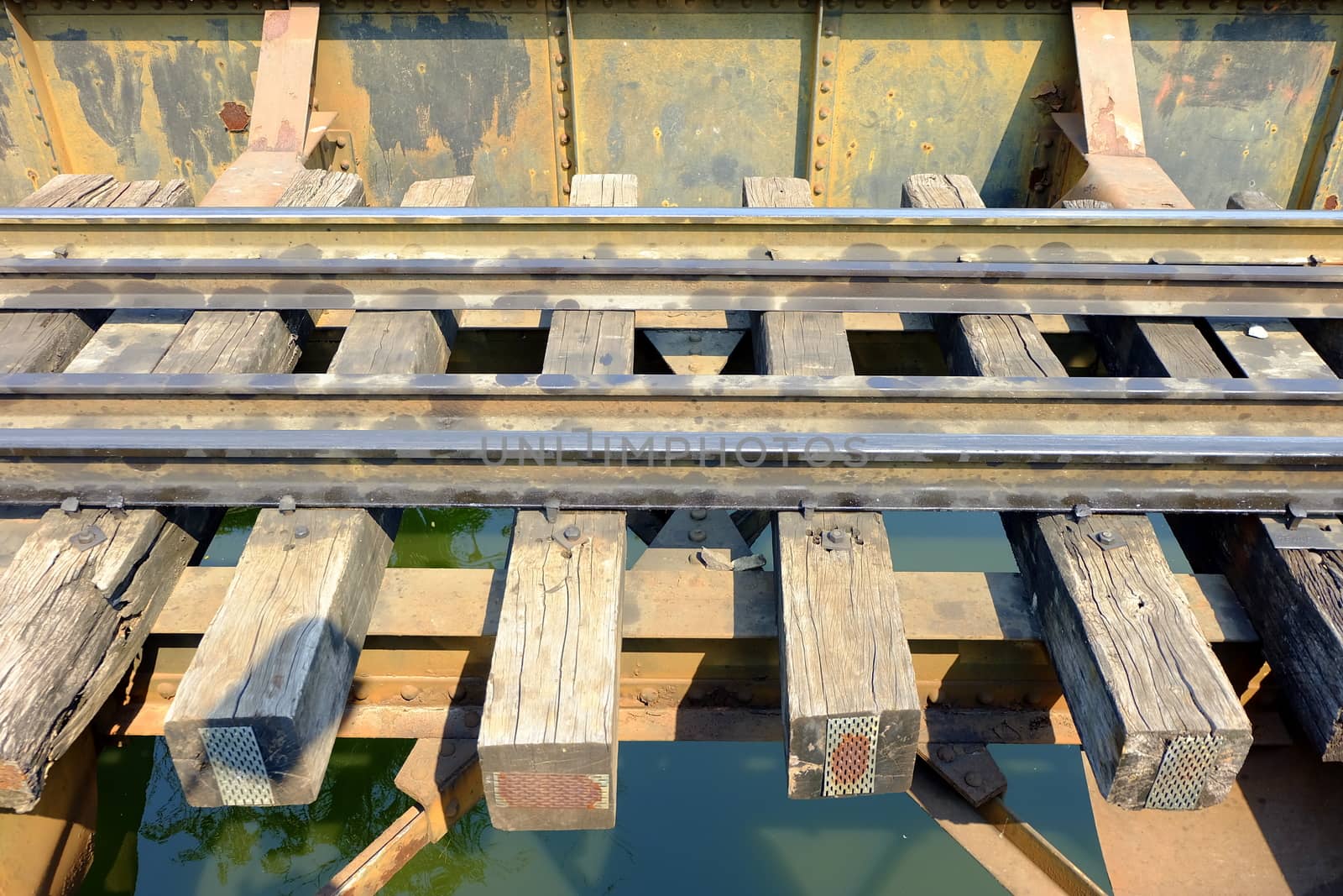 Train Track Way in Thailand.