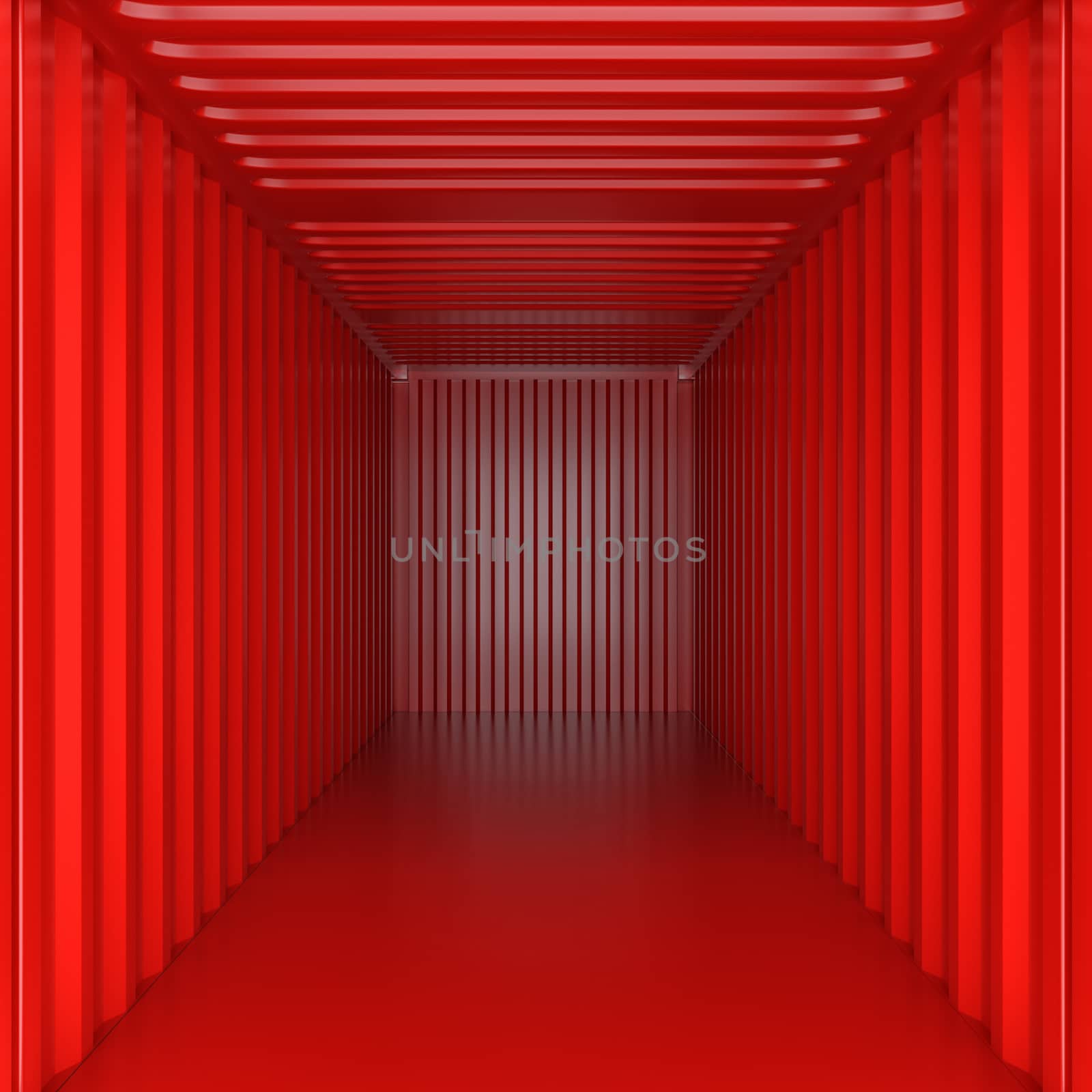 Empty cargo view from inside by cherezoff